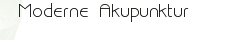 Moderne Akupunktur